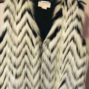 Faux fur vest